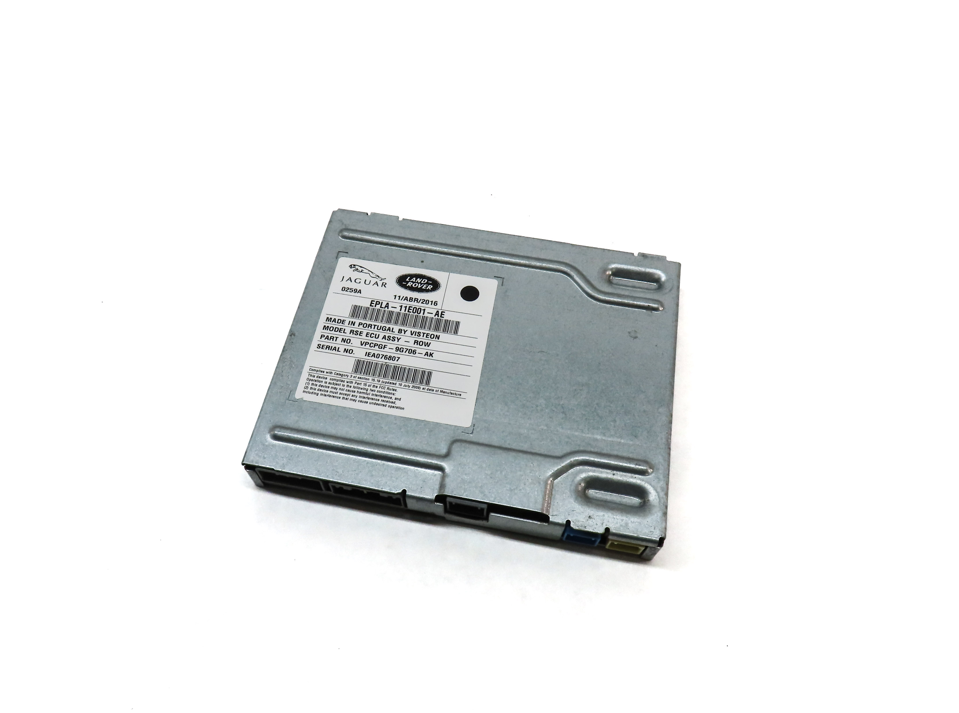 2016 LAND RANGE ROVER (L405) ENTERTAINMENT MEDIA CONTROL MODULE — exact item pictured